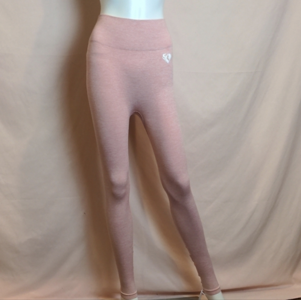 Women's Best Move Seamless Workout Leggings in Light Pink Marl size Medium